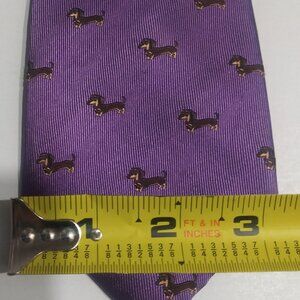Chaps men's tie with dog print